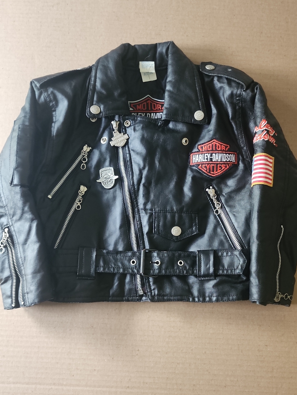 Harley-Davidson Kids leather Biker Jacket